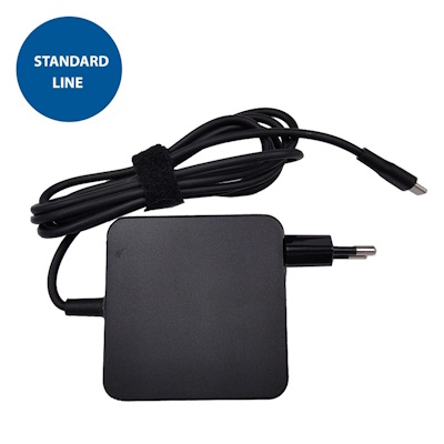 Nešiojamo kompiuterio įkroviklis USB Type-C 60W (black)