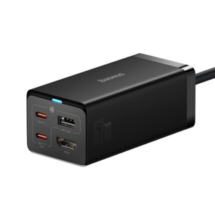 Kroviklis BASEUS GaN 2x USB-C USB-A HDMI 4K 67W PPS PD QC USB4